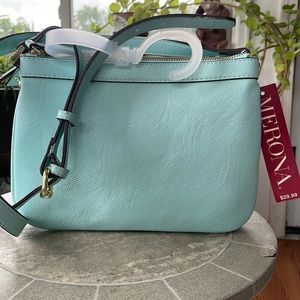 Merona Crossbody Aqua Bag
